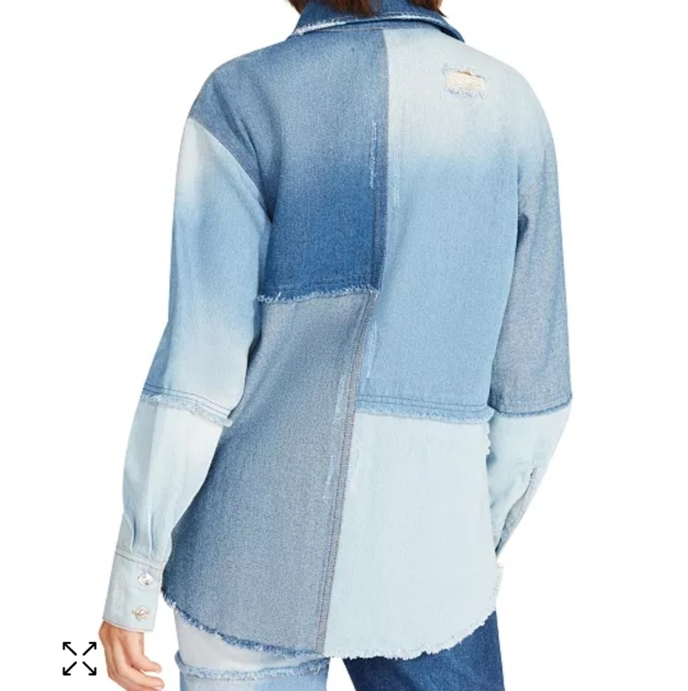 Steve Madden Blue Jean Jacket - Picture 3 of 9